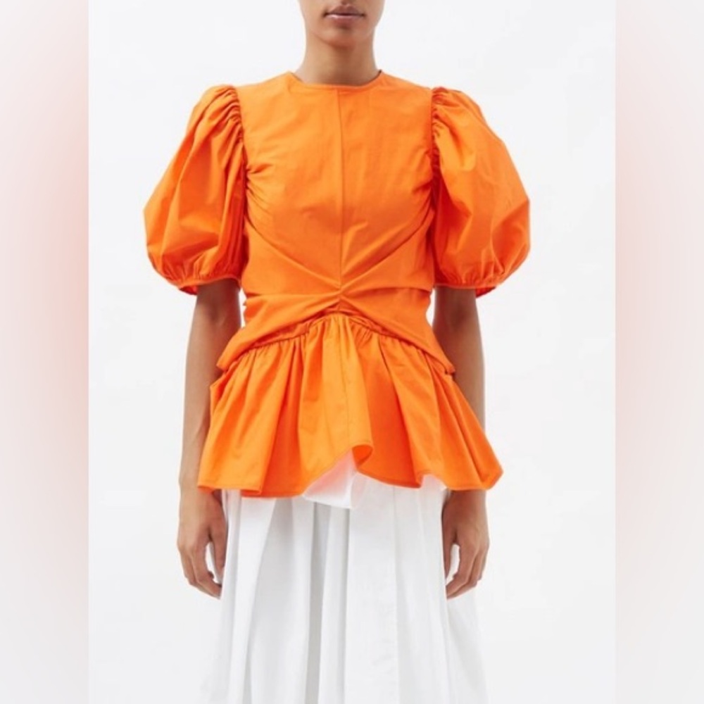 Cecilie Bahnsen Faith top in Orange - size us 4